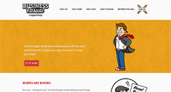 Desktop Screenshot of businesscasualcopywriting.com